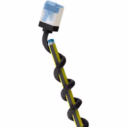 Goobay 74323, 10 m, Cat6a, U/FTP (STP), RJ-45, RJ-45, Noir