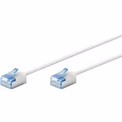 Goobay 74337, 3 m, Cat6a, U/FTP (STP), RJ-45, RJ-45, Blanc
