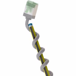 Goobay 74345, 0,5 m, Cat8.1, U/FTP (STP), RJ-45, RJ-45, Gris