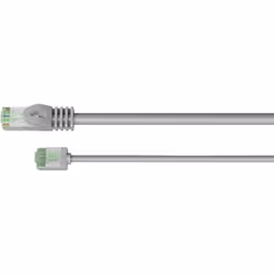 Goobay 74346 câble de réseau Gris 1 m Cat8.1 U/FTP (STP)