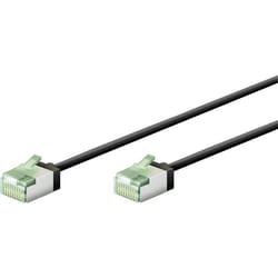 Goobay 74352 câble de réseau Noir 0,5 m Cat8.1 U/FTP (STP)