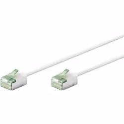 Goobay 74359, 0,5 m, Cat8.1, U/FTP (STP), RJ-45, RJ-45, Blanc