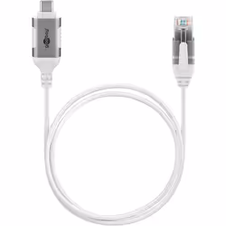 Goobay 74389 changeur de genre de câble USB 3.1 type A RJ45 Blanc - Vue supplémentaire 4