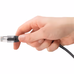 Goobay 74393 changeur de genre de câble USB 3.0 type A RJ45 Noir, Argent - Vue supplémentaire 8