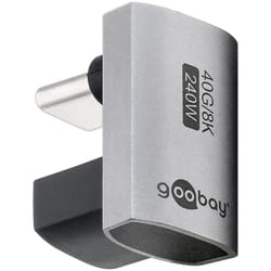 Goobay 74445 changeur de genre de câble USB-C Argent