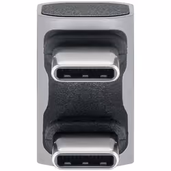 Goobay 74446 changeur de genre de câble USB-C Argent