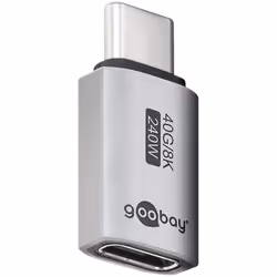 Goobay 74447 changeur de genre de câble USB-C Argent