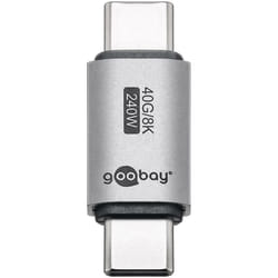 Goobay 74448 changeur de genre de câble USB-C Argent