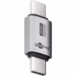 Goobay 74448 changeur de genre de câble USB-C Argent