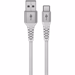 Goobay 74532 câble USB USB 2.0 3 m USB C USB A Blanc