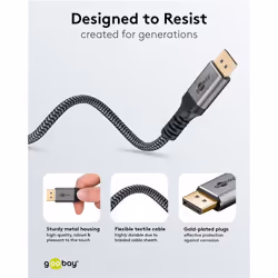 Goobay 75686 câble DisplayPort 3 m Noir - Vue supplémentaire 3