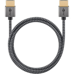 Goobay 75758 câble HDMI 2 m HDMI Type A (Standard) Gris