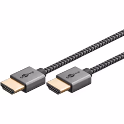 Goobay 75758 câble HDMI 2 m HDMI Type A (Standard) Gris - Vue supplémentaire 3