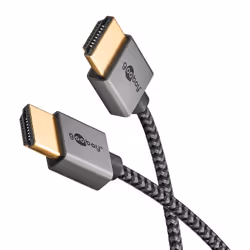 Goobay 75758 câble HDMI 2 m HDMI Type A (Standard) Gris - Vue supplémentaire 4