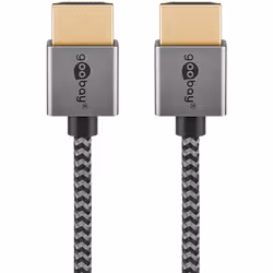 Goobay 75758 câble HDMI 2 m HDMI Type A (Standard) Gris - Vue supplémentaire 5