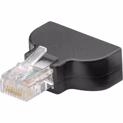 Goobay 76735, Terminal Block 8-pin, RJ-45, Noir