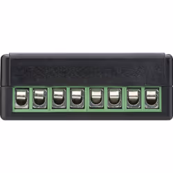 Goobay 76735 changeur de genre de câble Terminal Block 8-pin RJ-45 Noir