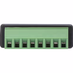 Goobay 76736 changeur de genre de câble Terminal Block 8-pin RJ-45 (8P8C) Noir