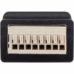 Goobay 76737 changeur de genre de câble RJ-45 8 broches Noir