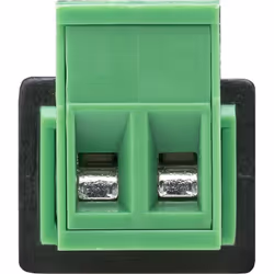 Goobay 76744 changeur de genre de câble Terminal Block 2-pin CC Noir