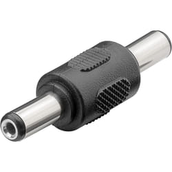 Goobay 76752 changeur de genre de câble DC (5.50 x 2.10 mm) Noir