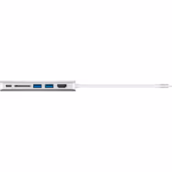 Goobay 76788 station d'accueil USB Type-C Argent