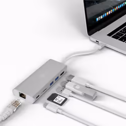 Goobay 76788 station d'accueil USB Type-C Argent - Vue supplémentaire 6