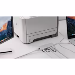 Goobay 76788 station d'accueil USB Type-C Argent - Vue supplémentaire 7