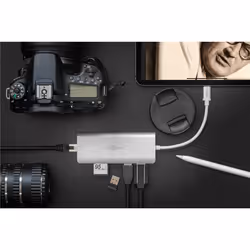Goobay 76788 station d'accueil USB Type-C Argent - Vue supplémentaire 8
