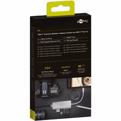 Goobay 76788 station d'accueil USB Type-C Argent - Vue supplémentaire 9