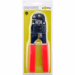 Goobay 77124 Pince à sertir Noir, Rouge