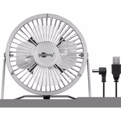 Goobay 77503 gadget USB Argent Ventilateur