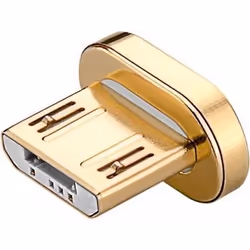 Goobay 77550, Micro USB, USB-C, Or, Argent