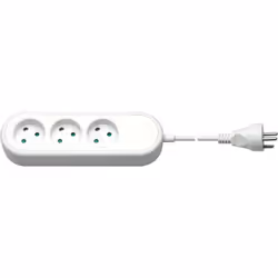 Goobay 77619, 1,5 m, Intérieure, Type K, Type K, 1,5 mm², Blanc
