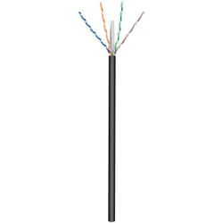Goobay 77625 câble de réseau Noir 100 m Cat6 U/UTP (UTP)
