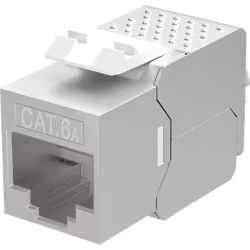 Goobay 79448, Plat, Argent, RJ-45, IDC, Femelle, 10GBase-T