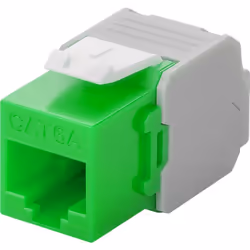 Goobay 90687, Plat, Vert, RJ-45, LSA, Femelle, 22/26