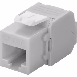 Goobay 90693, Plat, Gris, RJ-45, LSA, Femelle, 22/26