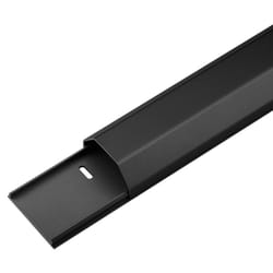 Goobay 90724 chemin de câble Support de câble droit Noir