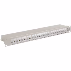 Goobay 90855, Cat6a, 22/26, Gris, Montage de rack, 1U, 483 mm