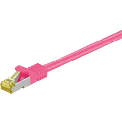 Goobay 91587 câble de réseau Magenta 1 m Cat7 S/FTP (S-STP)