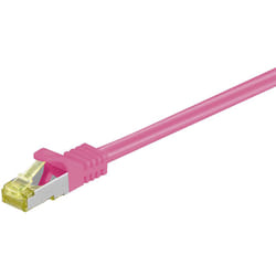 Goobay RJ-45 CAT7 1.5m câble de réseau Magenta 1,5 m S/FTP (S-STP)