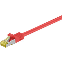 Goobay 91607 câble de réseau Rouge 2 m Cat7 S/FTP (S-STP)