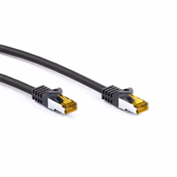 Goobay 91608 câble de réseau Noir 2 m Cat7 S/FTP (S-STP)