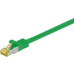 Goobay RJ-45 CAT7 7.5m câble de réseau Vert 7,5 m S/FTP (S-STP)