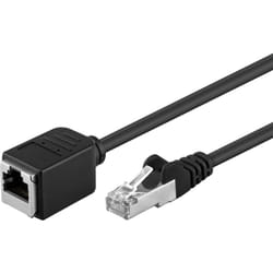 Goobay 91883 câble de réseau Noir 3 m Cat5e F/UTP (FTP)