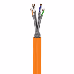 Goobay 91889 câble de réseau Orange 250 m Cat7a S/FTP (S-STP)