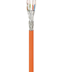 Goobay 91890 câble de réseau Orange 500 m Cat7a SF/UTP (S-FTP)