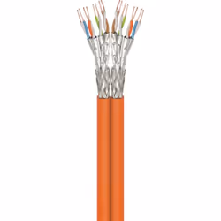 Goobay 91891 câble de réseau Orange 100 m Cat7a S/FTP (S-STP)