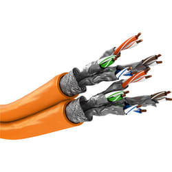 Goobay 91892 câble de réseau Orange 500 m Cat7a S/FTP (S-STP)